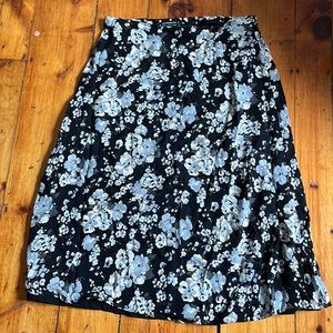 Flowy Floral Maxi Skirt